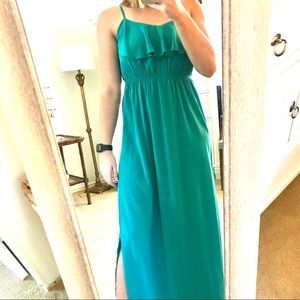 Spaghetti strap maxi dress